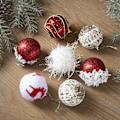 Miniatyrbillede 3 af 5: 12stk juletræspynt vedhæng Julepyntkugle