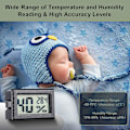 Miniatyrbilde 5 av 5: Mini LCD display termometer egnet for innendørs