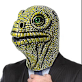 Pikkukuva 1 / 4: Lzards Head Mask Cosplay Anime Halloween-asusteet Asusteet Lateksinaamiot Fte De Carnaval Mascarade Asusteet