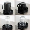 Miniatyrbilde 5 av 5: Koppvasker Kran Glassskylletråd Høytrykksglass Autoskyllekopp Koppskyllevasker For Kjøkkenbar Vasker Vaskekopp + Sh