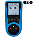 Miniatyrbild 1 av 5: Digital strömmätare, EU-kontakt, AC Voltmeter, Energitestare, USA UK AU FR BR IT Regulatory Plug
