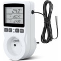 Miniatyrbilde 1 av 5: Termostatuttak, digital timeruttak, digital programmerbar kontakt med sensor, programmerbar digital timer, oppvarming Th