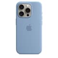 Silicone Case with Magnet for iPhone 15 Pro Max, MagSafe Compatible, Light Blue iPhone 15 Pro Max Light blu Light blue iPhone 15 Pro Max