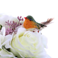 Pikkukuva 2 / 4: Robin Bird Decoration Keinotekoinen höyhenkäsityö