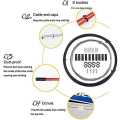 Miniatyrbilde 5 av 5: Universal Shift Kabel Wire Kit 1,5 m front girer kabel og 2,1 m bak shifter kabel + hussett for landeveis Mtb sykkel