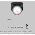 Miniatyrbillede 4 af 5: Bevægelsessensor udendørs væglampe 360 graders roterende kreativ hjemmesensorlampe sort enkeltpakke