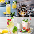Pikkukuva 5 / 5: Jääpala-astiat, uudelleen käytettävät jääpala-astiat - Pinottavat jääpala-astiat viskicocktail-pakastimeen