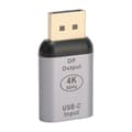 USB C till DisplayPort Adapter 4K 60Hz Plug and Play Kompakt Portabel för Windows Android OS X
