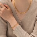 Miniatyrbilde 2 av 5: Armbånd Firkantet Daily Outfit Metallisk Element B1383 JDWN2302041