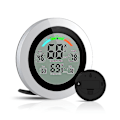 Miniatyrbillede 1 af 5: Temperatur- og luftfugtighedsmåler Indendørs Digital Mini Hygrometer Monitor Indikator Hjemmeværelse Vejrstation Style 8602