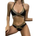Pikkukuva 1 / 4: Naisten push-up-rintaliivit + lyhyt bikinisetti , uimapuku, uimapuku Black S