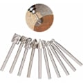 Miniatyrbillede 4 af 5: Elektrisk slibetilbehør, roterende fræser Hss fræser, 10 stk, 3 mm