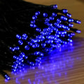 Miniatyrbild 2 av 5: Blått ljus 22 meter 200 lampor, 8 funktioner LED Solar String Lights Star String Lights 8 funktioner