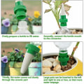 Miniatyrbild 4 av 5: Keramisk lazy waterer automatisk avlopp keramisk konisk huvud växtpip droppbevattning,