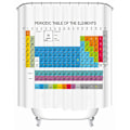 Miniatyrbild 4 av 5: Periodiska tabell Vattentät polyester duschdraperi Table 2 150cmx180cm