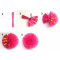 Miniatyrbilde 5 av 5: 10 stk svart vev pom pom 8 tommer pom pom dekorasjon bryllup dåp fellesskap jul halloween fest tilbehør