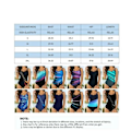 Miniatyrbillede 4 af 4: Hot Dame One Piece Badedragt Snøre Farve Blok Print Badedragt 2022 Black M