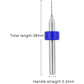 Miniatyrbild 3 av 5: 10 Micro Carbide PCB borrbitssats 0,3 mm till 1,2 mm diameter 1/8” skaft - med låda Mini Countersink borrbit Precision T