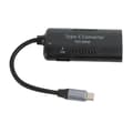 Miniatyrbilde 4 av 8: 100W USB C Strømadapter DC5521 DC5525 til Type C PD 3.0 Hurtiglader ABS Nylonkabel Laptoplader