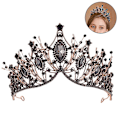Miniatyrbillede 3 af 5: Queen's Crown Gothic Bride Håndlavet krystal