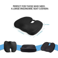 Miniatyrbilde 4 av 5: Svart Memory Foam-pute [45*35*7] Memory Foam-pute Ortopedisk Memory Foam-pute Egnet for hjemmeinteriør