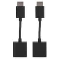 2 stk. Han til Hun HDMI-forlængerkabel 4K Højopløsningsunderstøttelse