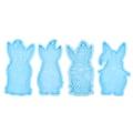 Miniatyrbillede 1 af 3: 4 stk Easter Gnome Nøglering Form Kreativ Silikone Nøglering Form Diy Epoxy Form