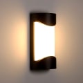Miniatyrbilde 1 av 5: Led Utendørs Vegglys 12w Vanntett Ip65 Aluminium Antrasitt Belysning Dekorasjonslys 3000k Varm Hvit Utelampe Til Stue Soverom Corrido