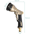 Miniatyrbillede 3 af 5: 12,5*7*14CM legering galvanisering multifunktion havevandpistol bilvask havevandspistol,