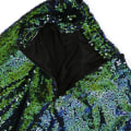 Miniatyrbillede 2 af 5: Havfrue fiskehale kostume glitter nederdel cosplay halloween rekvisitter Green 2XL