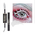 Miniatyrbillede 1 af 3: Double-ended Colour Mascara - Vandtæt tyk curling WHITE