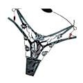 Miniatyrbild 1 av 2: Sexig G-String Dam Broderi Strings Underkläder Trosor Dark Green