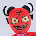 Pikkukuva 4 / 4: Helluva Boss 2 pehmolelua Blitzo Moxxie Millie Loona Monster Devil Dolls 30cm Red horned devil