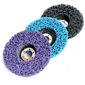 Miniatyrbillede 4 af 5: 5 stk sort diamant slibestykke 100 mm indre hul 16 sort diamant blå diamant slibestykke