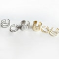 Miniatyrbild 1 av 4: 3 st/ set Finger Midi Tip Finger Knuckle Öppna Ringar Smycken Berlocker Julpresent Golden