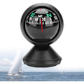 Miniatyrbillede 1 af 5: Bådkompas, Bilkompas Dashboard Digital Navigation Udforskningskompas, Sort Marinekompas Passer Til Båd Lastbil Bil