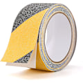 Miniatyrbillede 1 af 5: Skridsikker klæbende tape Skridsikker tape til indendørs og udendørs, ideel til trapper og trin, sort/gul, 5 cm x 10 m