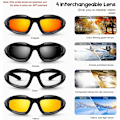 Miniatyrbild 4 av 5: Motorcykelridning Goggle Kit, Vadderad Goggle Ram