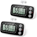 Miniatyrbild 1 av 5: Mini elektronisk kyltermometer kyltermometer, mini LCD digital kyl- och frystermometer,