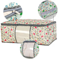 Miniatyrbillede 3 af 5: Quilt Organizer Bag Tøj Pakkepose Opbevaringspose L beige