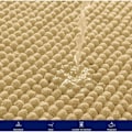Miniatyrbillede 3 af 5: Beige, 40 * 60 cm Skridsikker pude til børnebadeværelse Superabsorberende bademåtte Maskinvaskbar mikrofiber udgangspude til brusebad，Til toi