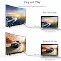 Miniatyrbillede 4 af 4: Hizek USB Type C til HDMI-kabeladapter