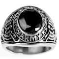 Miniatyrbillede 2 af 5: Ring Punk Oval Form Rhinestone Indlagt Punk Klassisk Ring Til Fest Red 11
