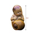 Miniatyrbild 3 av 4: Sova baby snigel docka konstfigurer Resin staty prydnad B