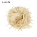 Miniatyrbild 3 av 3: Smutsigt hårbulle bit rufsig updo bullperuker med elastiska gummihårförlängningar för frisyr 18 2
