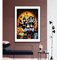 Pikkukuva 2 / 5: 5d diamond painting uusi halloween yhdistelmä täysi timantti tee itse timantti tarra olohuoneen koristelu roikkuu kuva (5d diamond painting 30*40 hallo