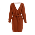 Miniatyrbilde 3 av 4: Vinterstrikk Sexy Hip Warm Genser Topp XL