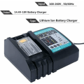 Miniatyrbillede 2 af 5: 3A DC18RC erstatnings Li-Ion oplader til Makita 14,4V~18V BL1830 BL1840 BL1850 BL1815 BL1430 LXT400 EU lynoplader
