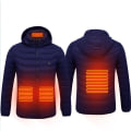 Miniatyrbilde 1 av 4: Vinter utendørs varm elektrisk oppvarming Coat, 4 varmesoner blue L