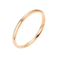 Miniatyrbild 1 av 5: Fingerring Elegant slät yta minimalistisk enkel stil tunn staplingsring för födelsedag Rose Gold US 9